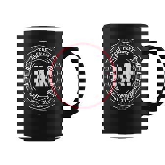I Am Strong Fearless Happy I Inspirational Saying Graphic Print Coffee Mug - Monsterry