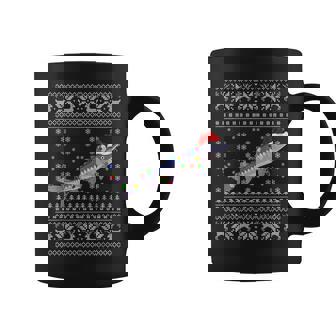 Sturgeons Fish Xmas Sweater Style Ugly Sturgeons Christmas Coffee Mug | Mazezy