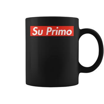 Su Primo Primo Regalo Divertido Español Taza de café - Regaloses