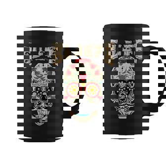 Sugar Skull El Jefe Dia De Los Muertos Day Of Dead Halloween Coffee Mug | Mazezy
