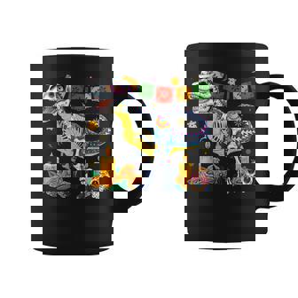 Sugar Skull T Rex Dino Mexico Calavera Dia De Los Muertos Coffee Mug | Mazezy