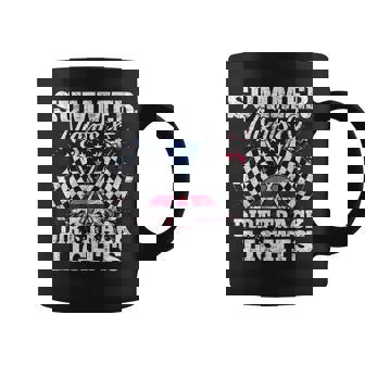Summer Nights & Dirt Track Lights Racing Driver Coffee Mug - Monsterry