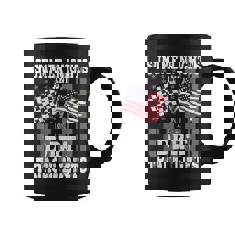 Summer Nights Dirt Track Lights Racing Motocross Coffee Mug - Monsterry