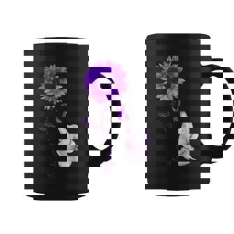 Sunflower Elephant Alzheimer's Awareness Coffee Mug - Seseable