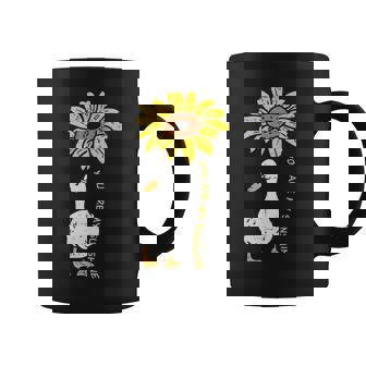 Sunshine Sunflower Duck Farm Animal Farming Life Farmer Coffee Mug - Monsterry