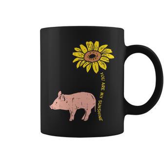 Sunshine Sunflower Pig Farm Animal Farming Life Farmer Coffee Mug - Monsterry