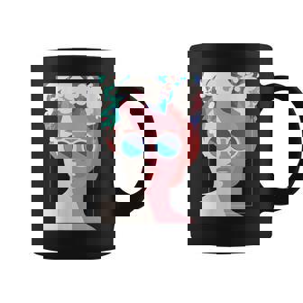 Super Chic Casual Summer Top Girl With Flower Crown Coffee Mug - Monsterry