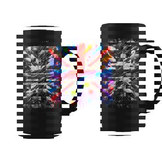 Super Colourful Union Jack Euro 24 Coffee Mug - Thegiftio UK