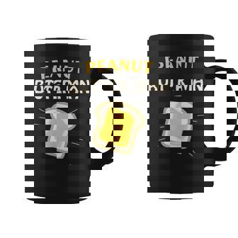 Superhero Pea-Nut Butter Man Graphic Print Coffee Mug - Monsterry