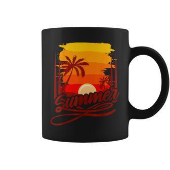 Surfer Beach Sea Retro Summer Fernlust Tassen - Geschenkecke