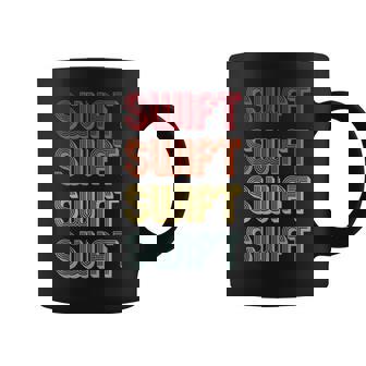 Swift Surname Retro Vintage 80S Birthday Reunion Coffee Mug - Monsterry