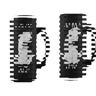 T-Rex Hates Arm Day Sports Fitness Work Out Joke Coffee Mug - Monsterry