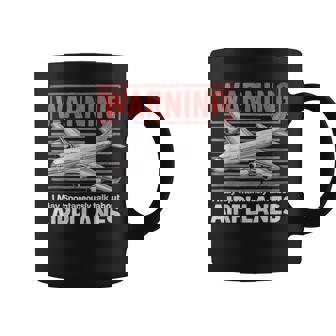 Talk About Airplanes Aviation Coffee Mug | Seseable UK