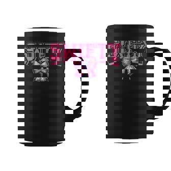 Taylor Personalized Name I Love Taylor Girl 70S Disco Bow Coffee Mug - Thegiftio UK