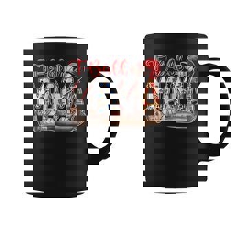 Tball Mama Leopard Bleached Tball Heart Mom Coffee Mug - Monsterry
