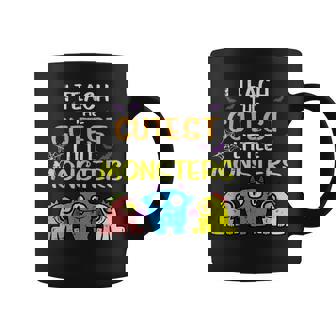 I Teach Cutest Little Monsters Halloween Teacher Women Coffee Mug - Thegiftio