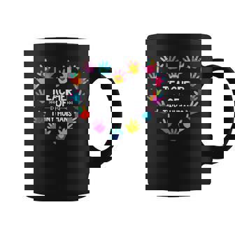 Teacher Of Tiny Humans Kindergarten Preschool Teacher School Coffee Mug - Thegiftio