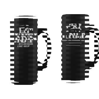 Team Linden Proud Family Surname Last Name Coffee Mug - Monsterry