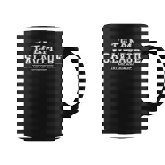 Team Salvatore Apellido Familiar Orgulloso Apellido Taza de café - Regaloses