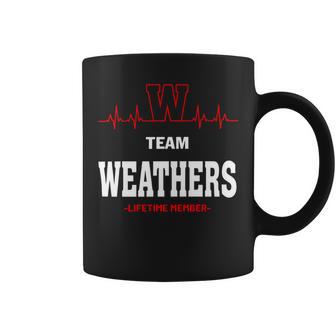 Team Weathers Lifetime Member Weathers Last Name Coffee Mug | Seseable UK