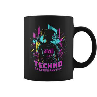 Techno Is Life's Rhythm Tassen - Geschenkecke