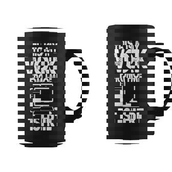 Telecommuter Virtual Online Work From Home Coffee Mug - Monsterry