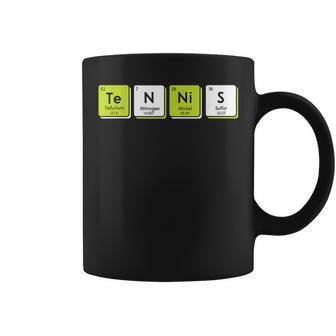 Tennis Periodic Table Elements Sport Player Coach Coffee Mug - Monsterry UK
