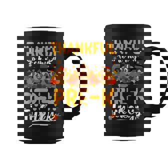 Thanksgiving Autumn Fall Thankful My Turkeys Pre-K Teacher Coffee Mug - Thegiftio UK