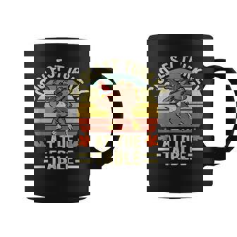 Thanksgiving Boys Coolest Turkey At The Table Coolest Turkey Coffee Mug | Seseable CA
