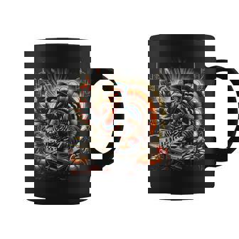 Thanksgiving Dj Turkey Holiday Music Party Coffee Mug - Monsterry