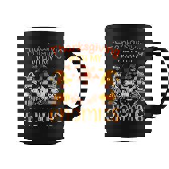 Thanksgiving With My Gnomies Fall Gnome Family Kid Coffee Mug - Thegiftio UK