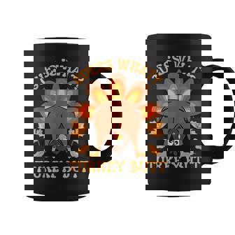 Thanksgiving Guess What Turkey Butt Coffee Mug | Mazezy