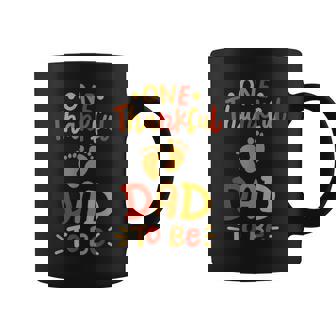 Thanksgiving Pregnancy Announcement Thankful Dad Family Coffee Mug - Thegiftio UK