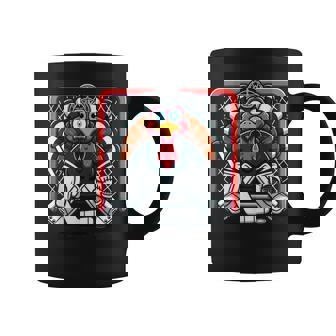 Thanksgiving Turkey Ice Hockey Goalie Youth Boys Thankful Coffee Mug - Thegiftio UK