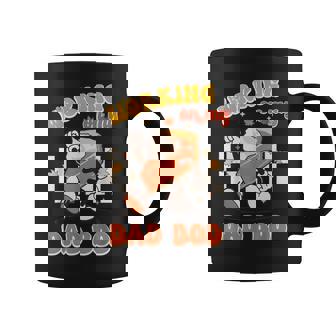Thanksgiving Working On My Dad Bod Pregnancy Announcement Coffee Mug - Seseable