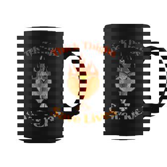 Thick Thighs Save Lives Turkey Leg Day Thanksgiving Coffee Mug | Mazezy