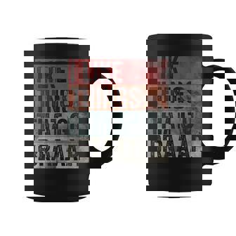 I Like Things That Go Braaaap Dirt Bike Motocross Snowmobile Graphic Print Coffee Mug - Monsterry