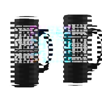 Tie Dye Cheerleading For Cheerleader Squad Girl Bff Cheer Coffee Mug - Thegiftio UK
