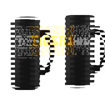 Tigers School Sports Fan Team Spirit Mascot Cute Coffee Mug | Mazezy