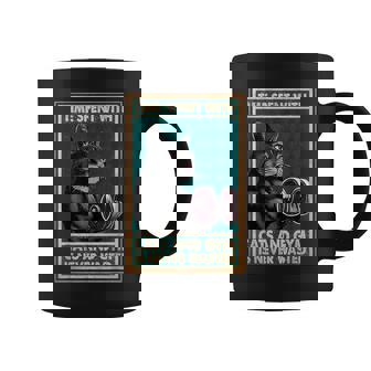 Time Spent With Cats And Gym Is Never Workout Bodybuilding Coffee Mug - Seseable