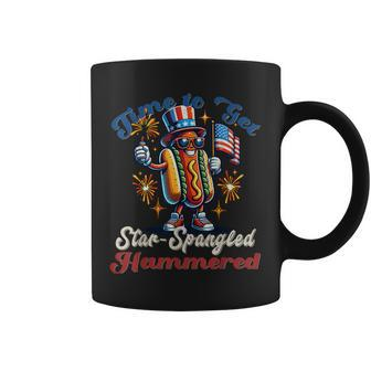Time To Get Star Spangled Hammered Hotdog 4Th Of July Coffee Mug - Monsterry AU