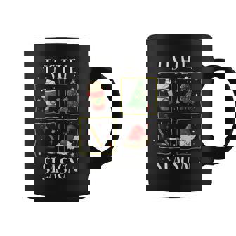 Tis The Season Ice Hockey Christmas Coffee Latte Xmas Tree Coffee Mug - Thegiftio
