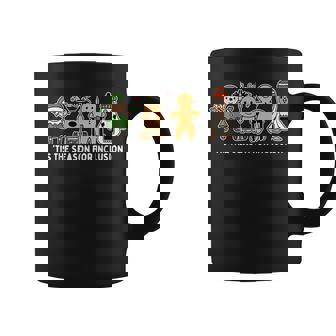 Tis The Season For Inclusion Ot Pt Slp Therapist Christmas Coffee Mug - Monsterry