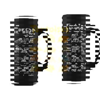 Tortoise Animals Of The World Cute Reptile Turtle Lover Coffee Mug | Seseable UK