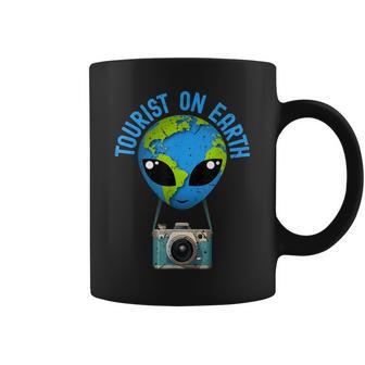 Tourist T Der Tourist On Earth Alien Earth Day Bevorzugt Den Tag Der Erde Tassen - Geschenkecke