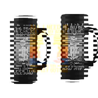Tout Ce Dont J'ai Besoin C'est Du Thé Et De Mes Livres C'est Trop De Gens Amoureux Des Chats Tasse - Cadeauxyz