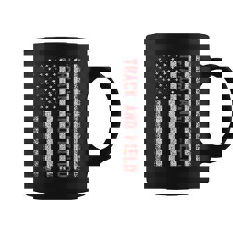 Track And Field American Flag 4Th Of July Athlete Coffee Mug - Monsterry