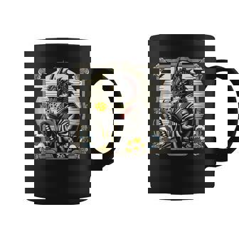 Traditional Japanese Pickleball Dragon Egg Vintage Graphic Print Coffee Mug - Monsterry