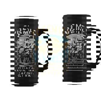 Travel Hiking Vintage Yosemite National Park California Coffee Mug | Seseable UK
