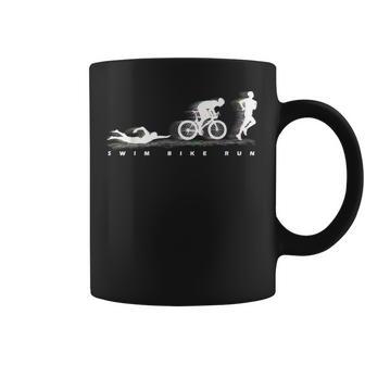 Triathlon Swim Bike Run Cadeau Pour Les Athlètes Tasse - Cadeauxyz
